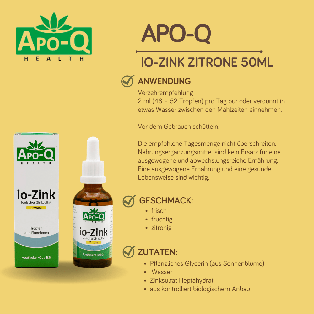 Bild von APO-Q io-Zink Zitrone 50ml